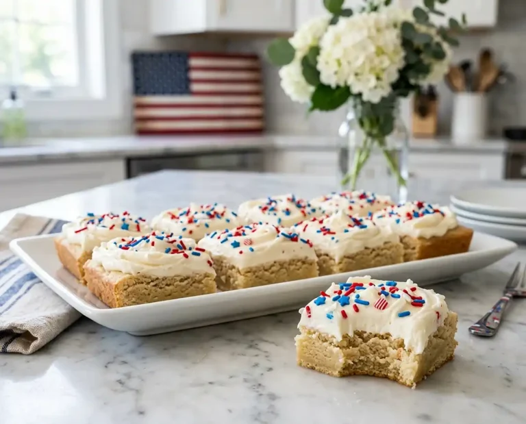 Patriotic Sugar Cookie Bars
