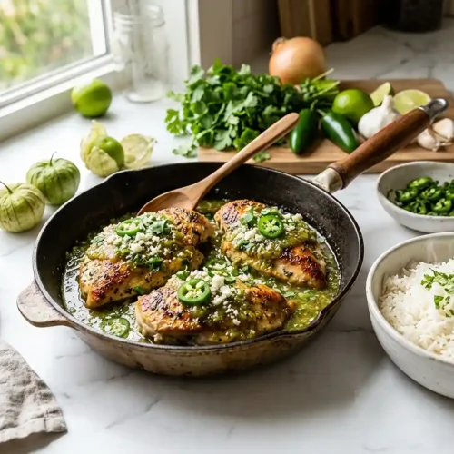 Skillet Salsa Verde Chicken 5 Skillet Salsa Verde Chicken