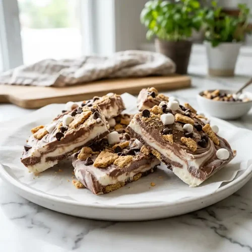 Smores Greek Yogurt Bark 5 Smores Greek Yogurt Bark
