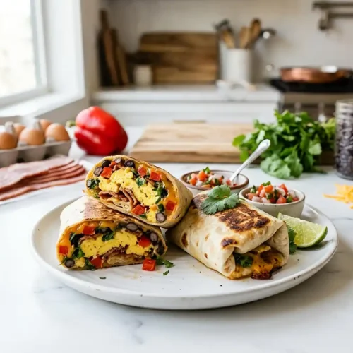 Southwest Breakfast Burritos 5 Southwest Breakfast Burritos