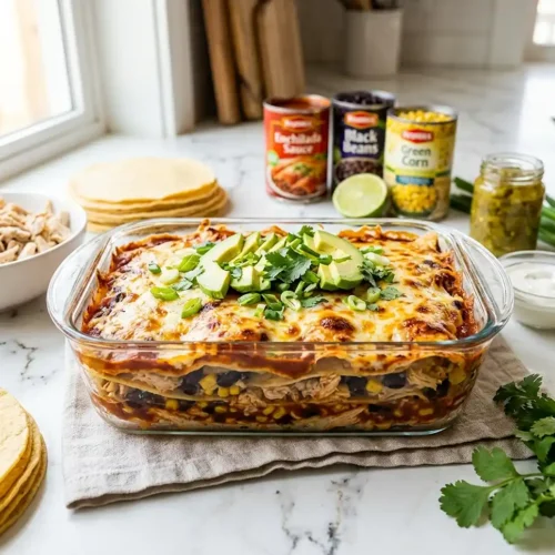 Southwest Chicken Enchilada Bake 5 Southwest Chicken Enchilada Bake