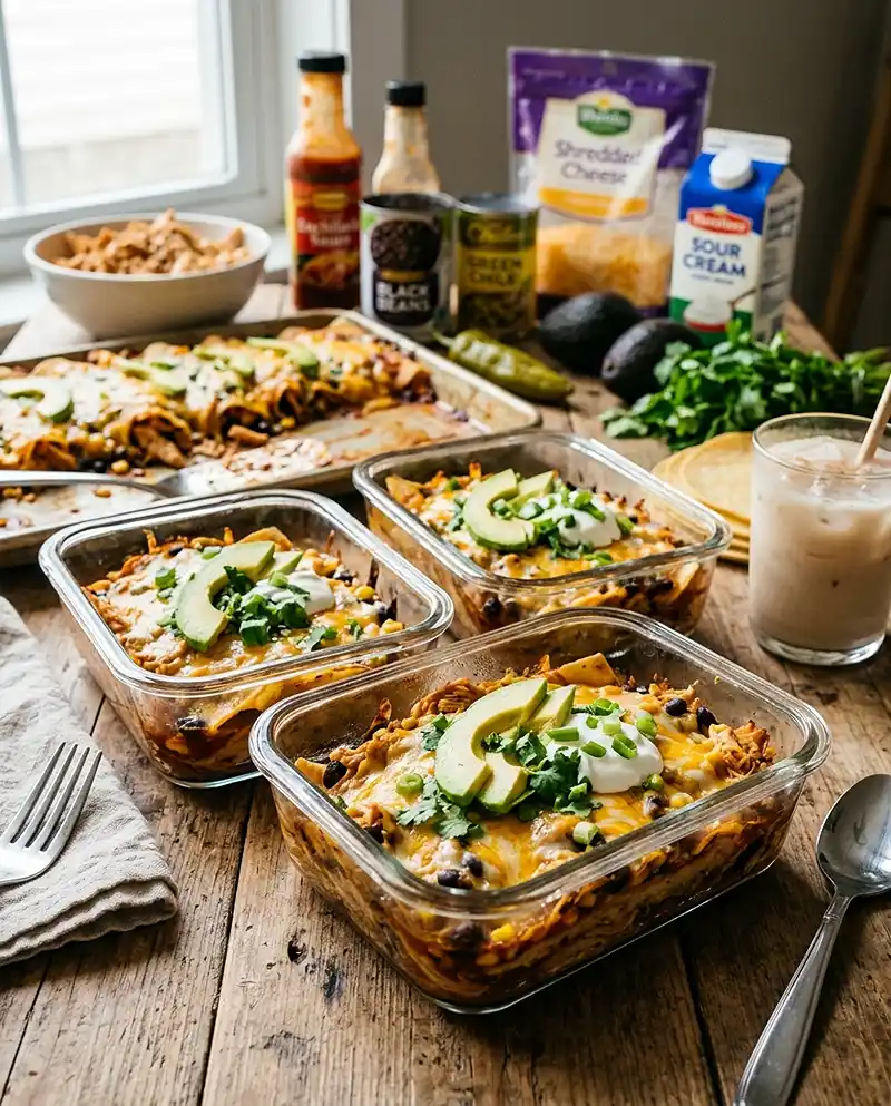 Southwest Chicken Enchilada Bake 4 Southwest Chicken Enchilada Bake recipe