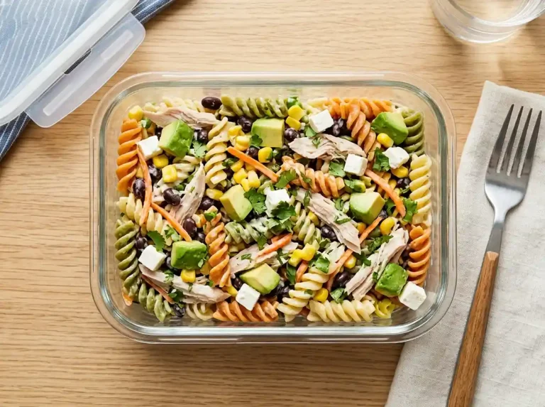 Turkey Avocado Pasta Salad Lunch Boxes