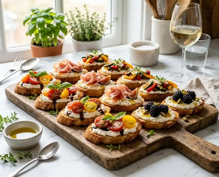 Whipped Ricotta Crostini