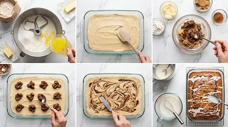 Cinnamon Roll Cake 3 how to make Cinnamon Roll Cake