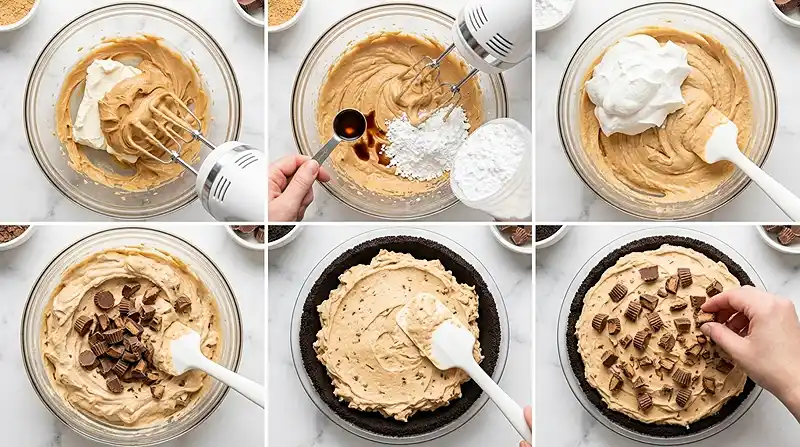No-Bake Peanut Butter Pie Cups 3 how to make No-Bake Peanut Butter Pie Cups