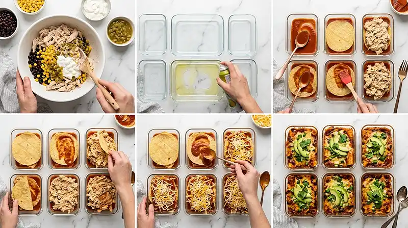 Southwest Chicken Enchilada Bake 3 how to make Southwest Chicken Enchilada Bake