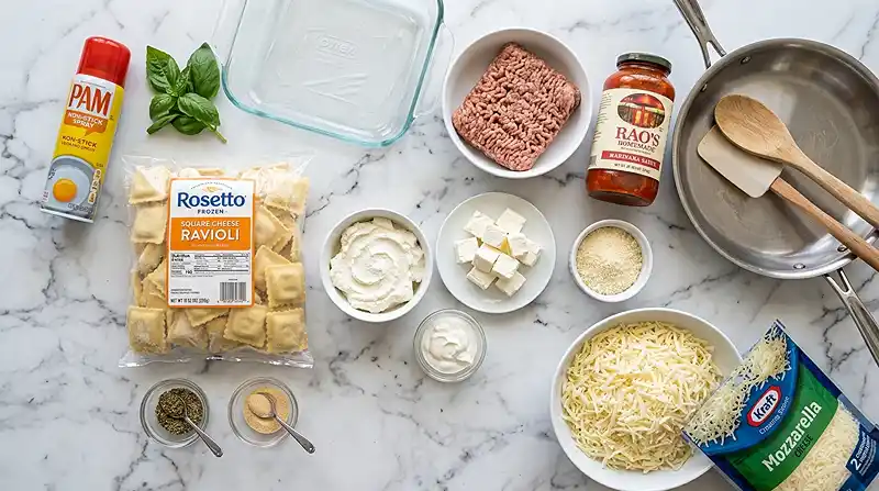 Easy Loaded Ravioli Bake the Whole Family Wants 2 ingredients for Loaded Ravioli Bake
