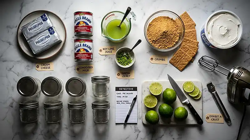 No-Bake Key Lime Pie Jars 2 ingredients for No-Bake Key Lime Pie Jars