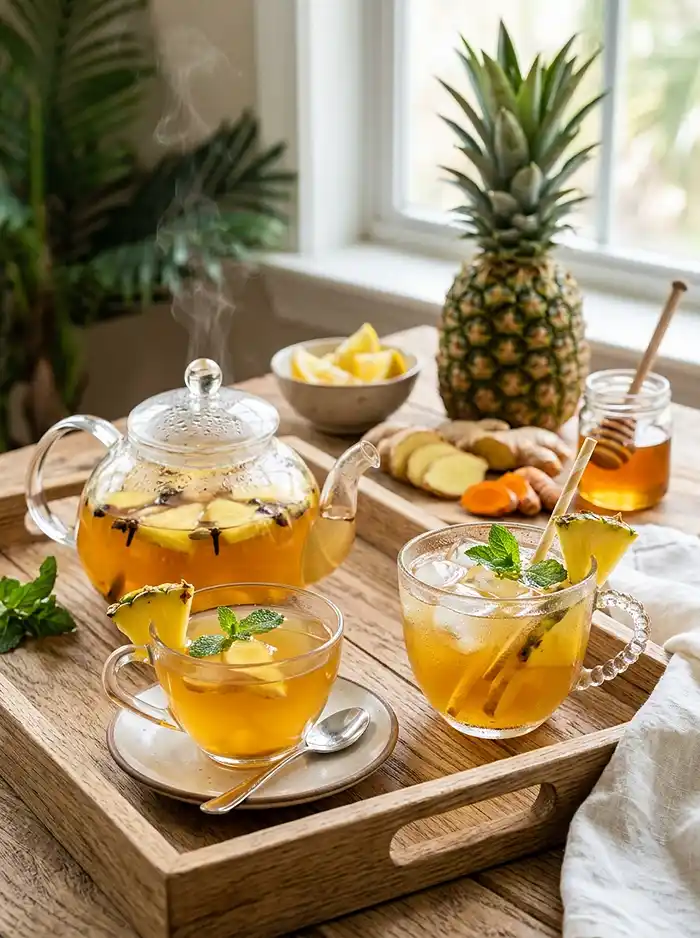 Ginger Pineapple Tea You'll Make on Repeat 5 pineapple ginger tea benefits