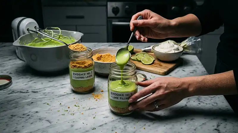 No-Bake Key Lime Pie Jars 3 preparing the No-Bake Key Lime Pie Jars