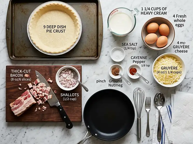 Quiche Lorraine Recipe 3 quiche lorraine recipe Ingredients