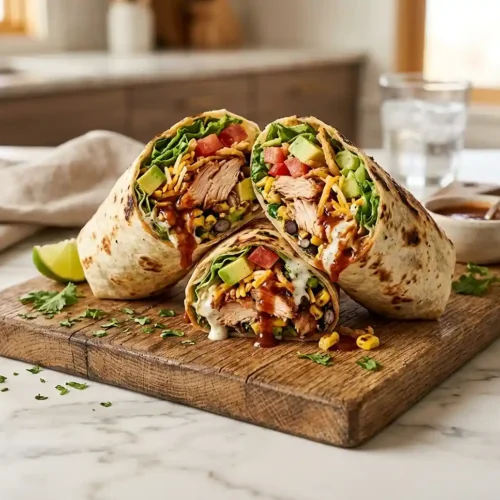 BBQ Ranch Chicken Wraps 5 BBQ Ranch Chicken Wraps