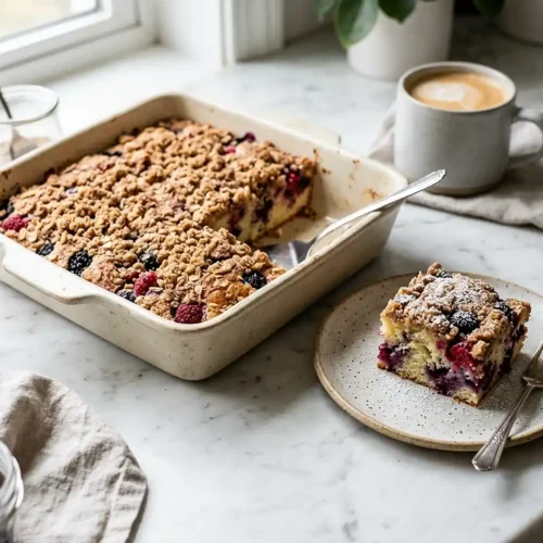 Berry Crumble Breakfast Cake 5 Berry Crumble Breakfast Cake