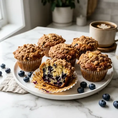Blueberry Coffee Cake Muffins