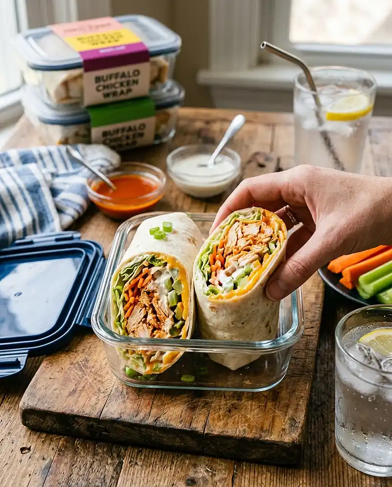 Buffalo Chicken Wrap Boxes recipe