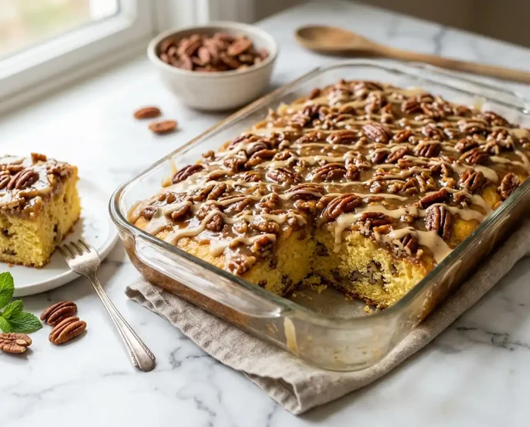 Butter Pecan Sheet Cake r
