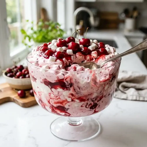 Cherry Cheesecake Fluff 5 Cherry Cheesecake Fluff