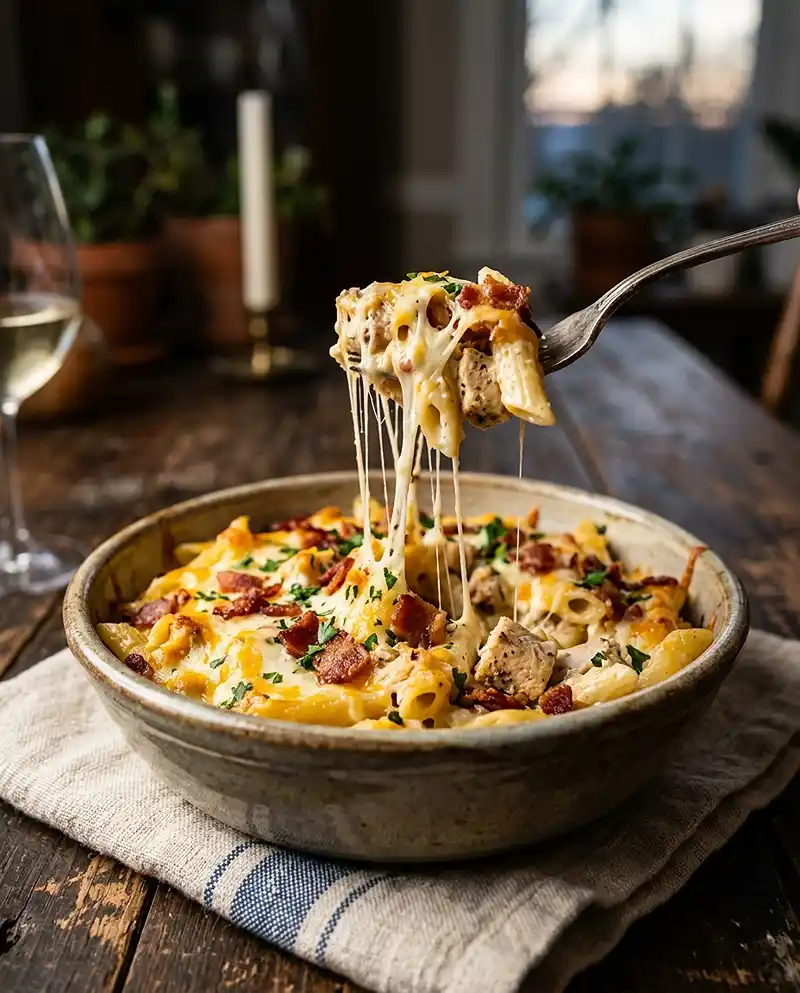 Chicken Bacon Ranch Pasta Bake 4 Chicken Bacon Ranch Pasta Bake recipe
