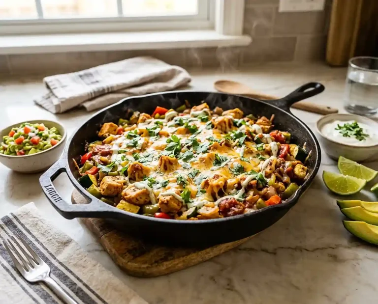 Chicken Zucchini Taco Skillet
