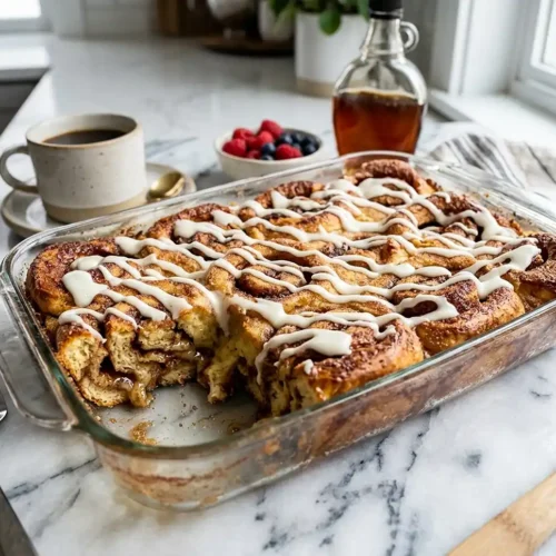 Cinnamon Roll French Toast Bake 5 Cinnamon Roll French Toast Bake