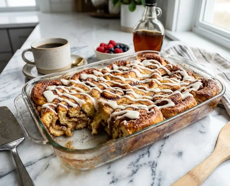 Cinnamon Roll French Toast Bake