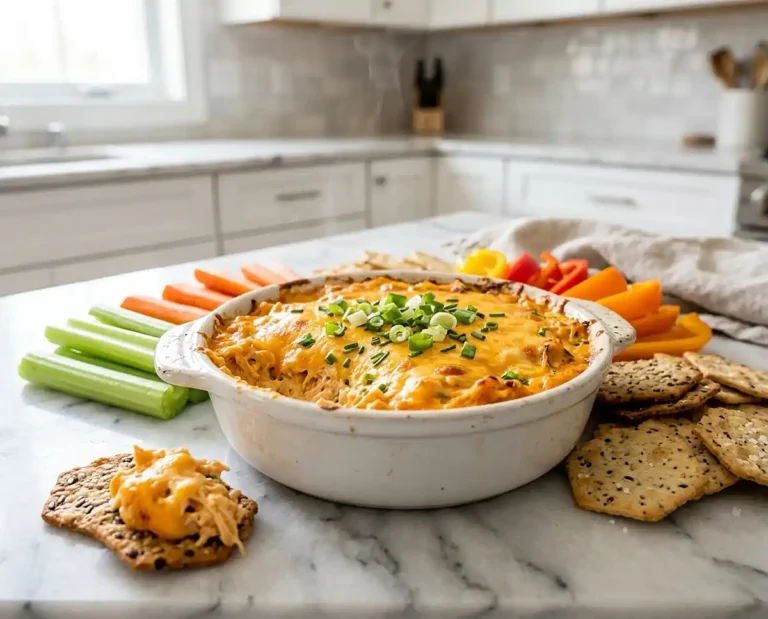 Cottage Cheese Buffalo Chicken Dip