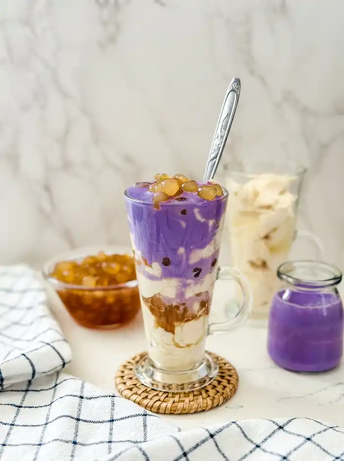 Creamy ube taho recipe​