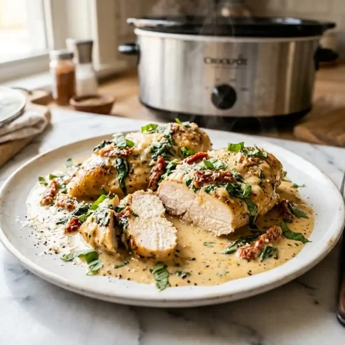 Crockpot Tuscan Chicken 5 Crockpot Tuscan Chicken