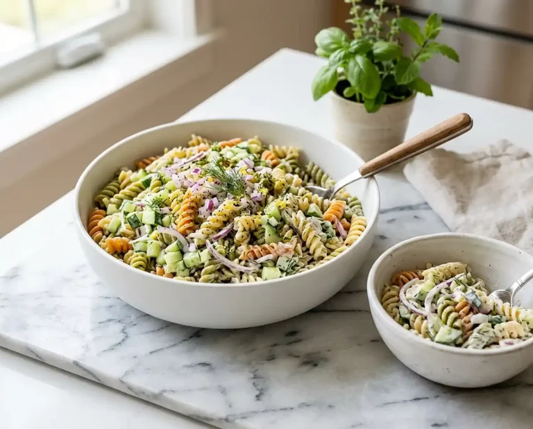 Cucumber Dill Pasta Salad