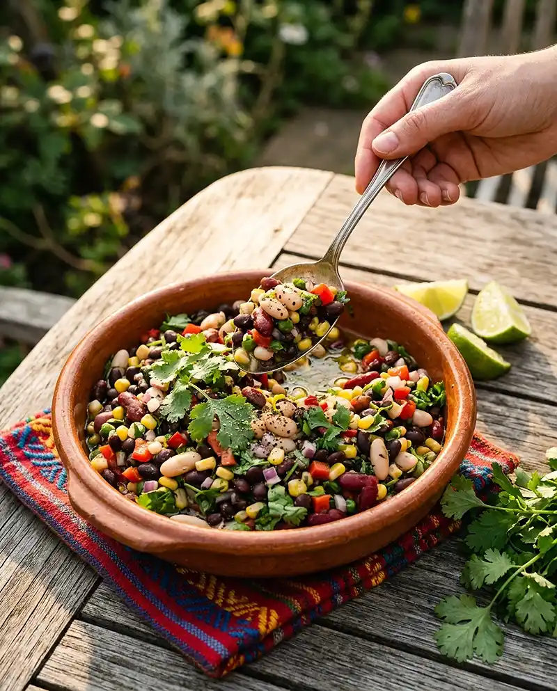 Dense Bean Salad Recipe 4 Dense Bean Salad recipe (2)