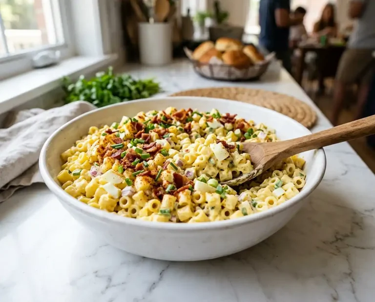 Deviled Egg Pasta Salad
