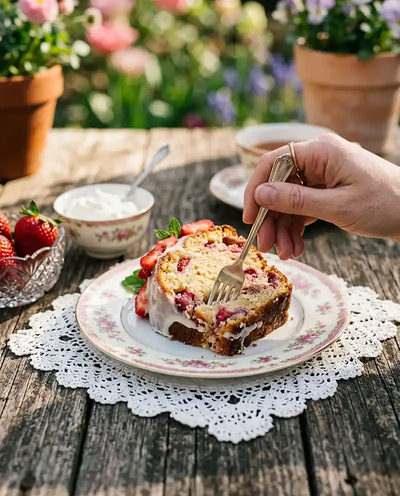 Strawberry Pound Cake 4 Easy Strawberry Pound Cake recipe