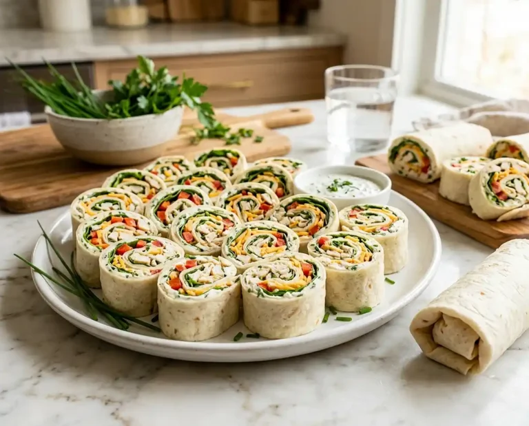 Greek Yogurt Ranch Pinwheel Sandwiches