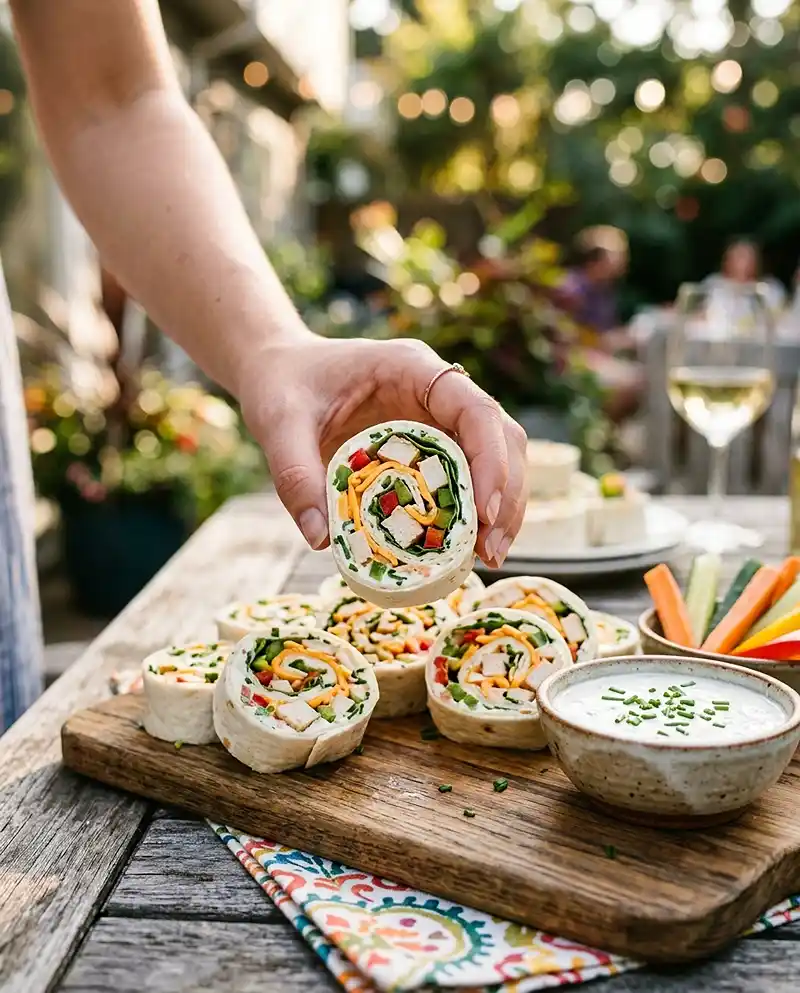 Greek Yogurt Ranch Pinwheel Sandwiches 4 Greek Yogurt Ranch Pinwheel Sandwiches recipe