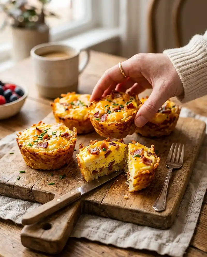 Hash Brown Breakfast Cups 4 Hash Brown Breakfast Cups recipe