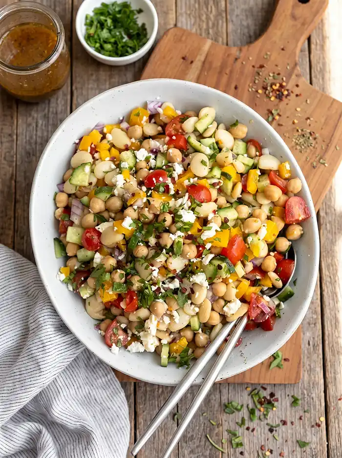 Mediterranean Dense Bean Salad Recipe 5 Healthy mediterranean dense bean salad recipe