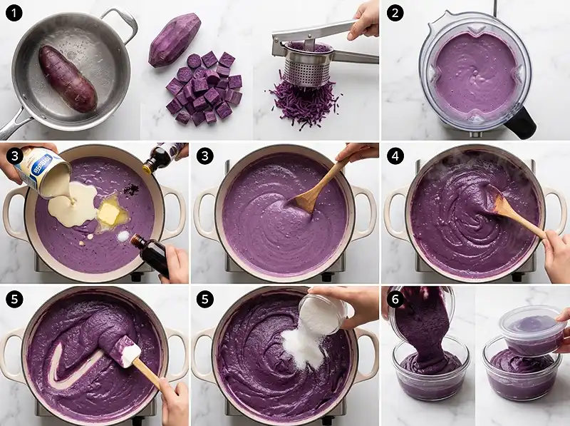 1 Kilo Ube Halaya Recipe with Condensed Milk 4 How to Make 1 kilo ube halaya with condensed milk Recipe