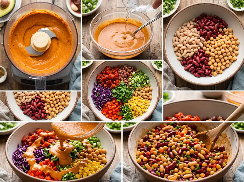 Southwestern and Mexican Dense Bean Salad Recipe 4 How to Make Southwestern and Mexican Dense Bean Salad Recipe