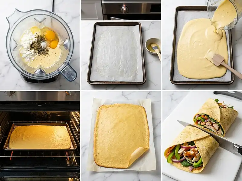 How to Make cottage cheese tortilla wrap recipe​
