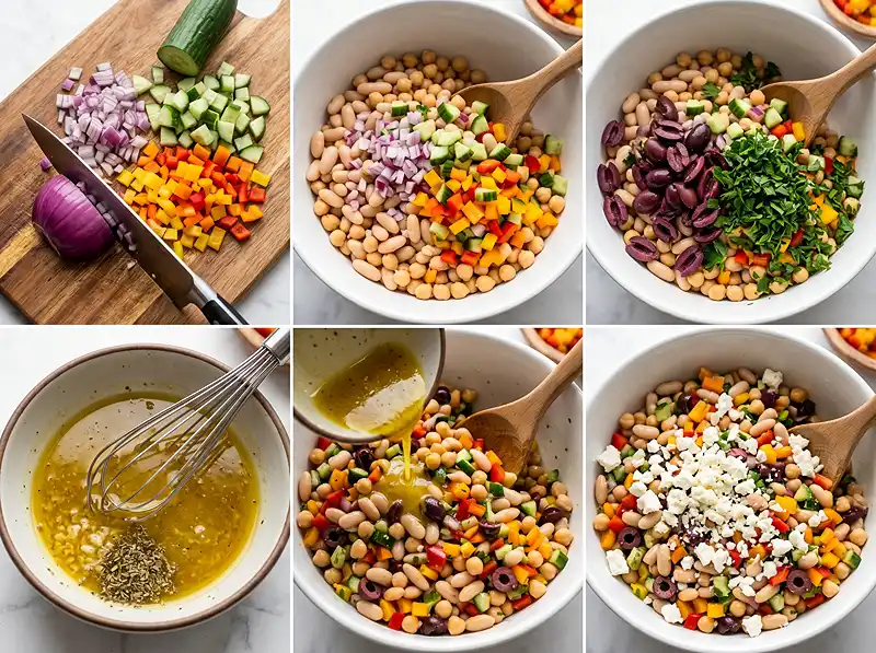 Greek Dense Bean Salad Recipe 4 How to Make greek dense bean salad recipe
