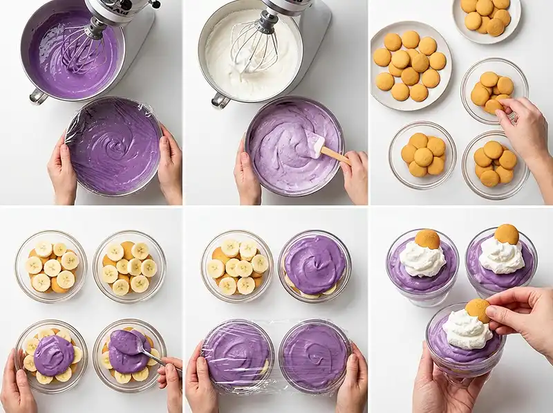 How to Make ube banana pudding​
