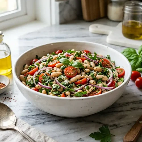 Italian Dense Bean Salad