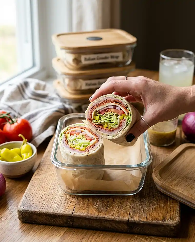 Italian Grinder Wrap Boxes 4 Italian Grinder Wrap Boxes RECIPE