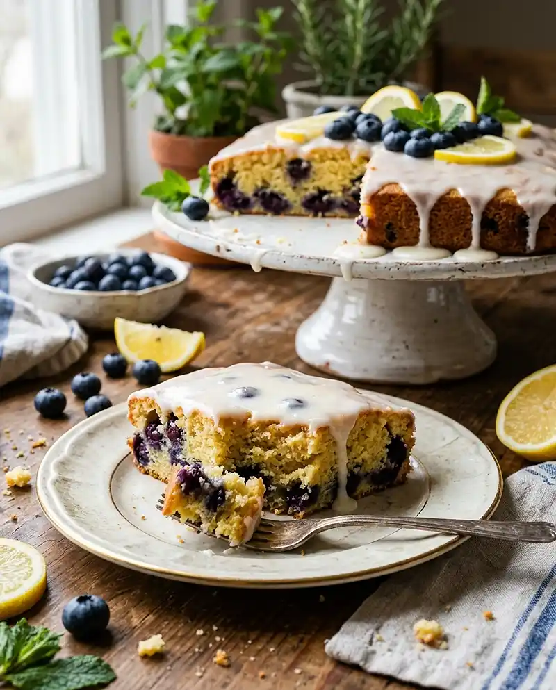 Lemon Blueberry Sheet Cake 4 Lemon Blueberry Sheet Cake recipe