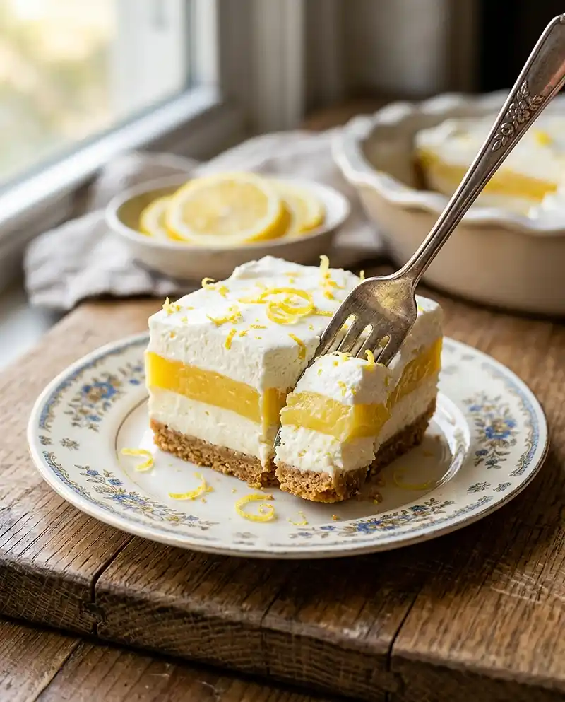 Lemon Lush Dessert Bars recipe
