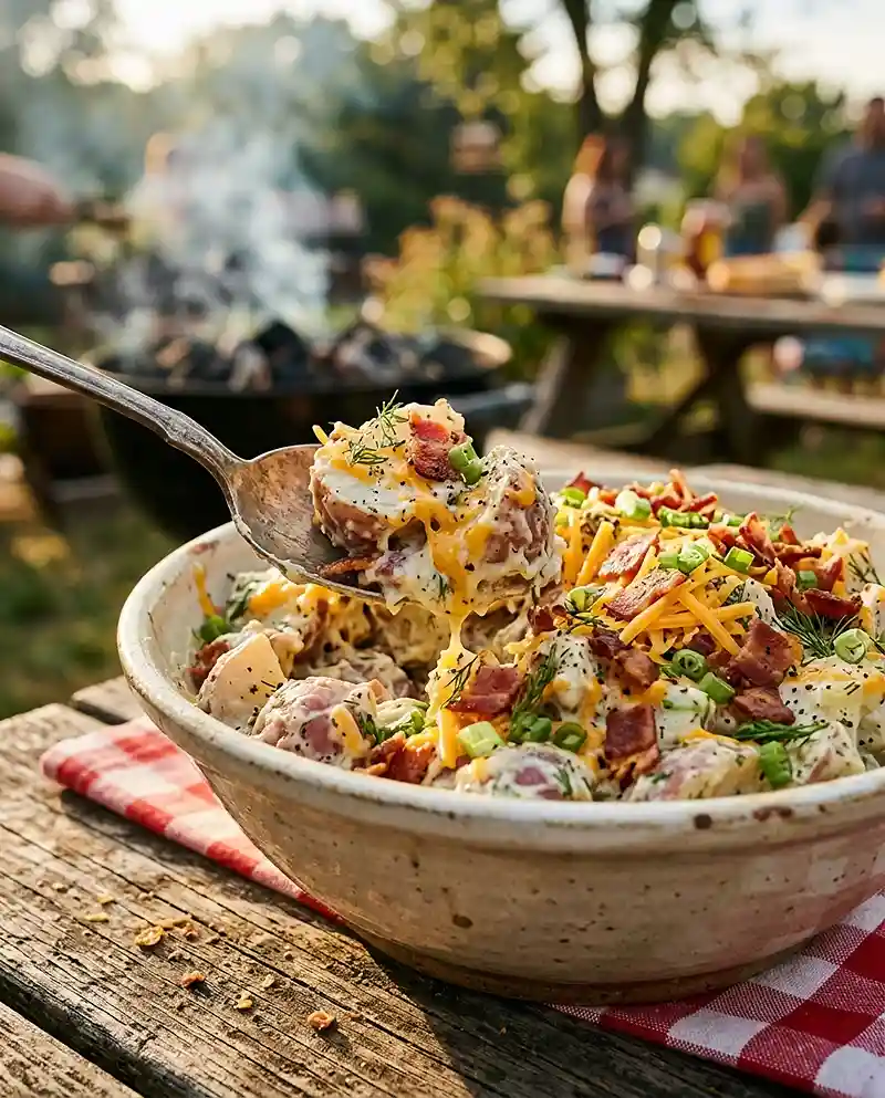 Loaded Baked Potato Salad 4 Loaded Baked Potato Salad recipe