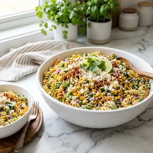 Loaded Street Corn Pasta Salad