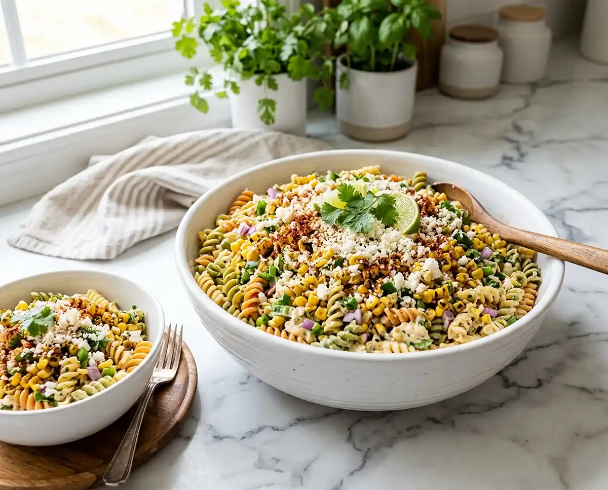 Loaded Street Corn Pasta Salad