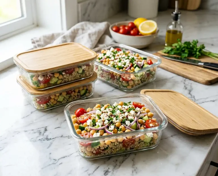 Mediterranean Chickpea Lunch Boxes